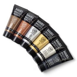 Acrylic paint Metallic & Iridescent Set Tubes 6x22 ml in the group Art Supplies / Artist colours / Acrylic Paint at Pen Store (137840)