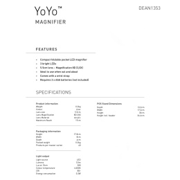 YoYo Magnifier Sage Green in the group Hobby & Creativity / Hobby Accessories / Artist Lamps at Pen Store (137930)