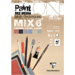 Paint'ON Multi-Technique Mix6 Pad A5 in the group Paper & Pads / Artist Pads & Paper / Mixed Media Pads at Pen Store (137963)