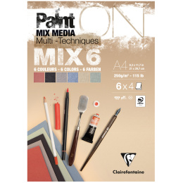 Paint'ON Multi-Technique Mix6 Pad A4 in the group Paper & Pads / Artist Pads & Paper / Mixed Media Pads at Pen Store (137964)