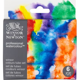 Professional Watercolour 5 ml Tubes Foundation 6-set in the group Art Supplies / Artist colours / Watercolour Paint / Watercolour in tube at Pen Store (138000)
