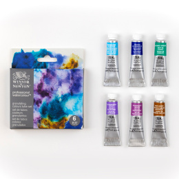 Professional Watercolour 5 ml Tubes Granualation 6-set in the group Art Supplies / Artist colours / Watercolour Paint / Watercolour in tube at Pen Store (138001)