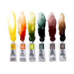 Professional Watercolour 5 ml Tubes Rich Earth 6-set in the group Art Supplies / Artist colours / Watercolour Paint / Watercolour in tube at Pen Store (138002)