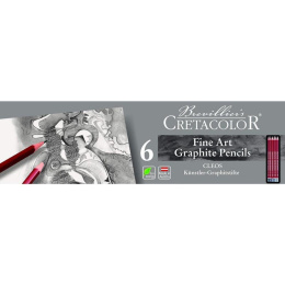Cleos Fine Art Graphite 6-set in the group Pens / Artist Pens / Sketching pencils at Pen Store (138024)