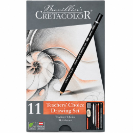 Teacher’s Choice Beginner Drawing Set 11 Pieces in the group Pens / Artist Pens / Pastel pencils at Pen Store (138030)