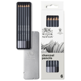 Studio Collection Sketching Pencils 6 pcs in the group Art Supplies / Crayons & Graphite / Drawing Charcoal at Pen Store (138034)