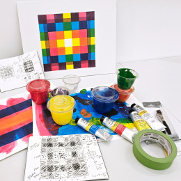 Galeria Acrylic paint 5x60ml Process set in the group Art Supplies / Artist colours / Acrylic Paint at Pen Store (138041)