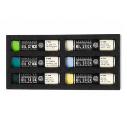 Oil Stick Mini 6-set Stylish landscape in the group Art Supplies / Crayons & Graphite / Oil sticks at Pen Store (138061)