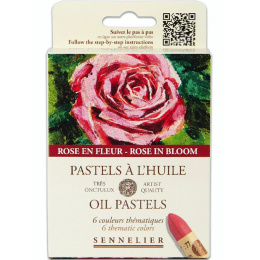 Oil Pastel Rose in bloom 5 ml 6-set in the group Art Supplies / Artist colours / Pastels / Oil pastels at Pen Store (138065)