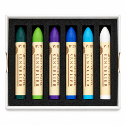 Oil Pastel Seascape 5 ml 6-set in the group Art Supplies / Artist colours / Pastels / Oil pastels at Pen Store (138066)