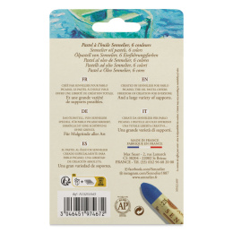 Oil Pastel Seascape 5 ml 6-set in the group Art Supplies / Artist colours / Pastels / Oil pastels at Pen Store (138066)