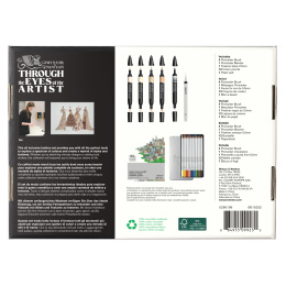 Mixed Media Fashion Set 19-piece in the group Pens / Artist Pens / Illustration Markers at Pen Store (138078)