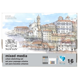 Mixed Media Urban Sketching Set 16-piece in the group Pens / Artist Pens / Illustration Markers at Pen Store (138079)