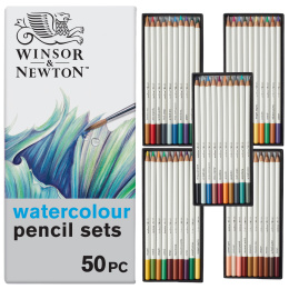 Studio Collection Watercolour Pencils Box Set of 50 in the group Pens / Artist Pens / Watercolour Pencils at Pen Store (138083)