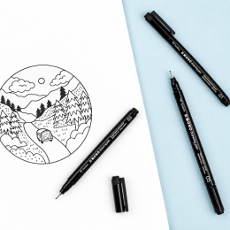 MONO Drawing Fine Fineliner Set of 4 in the group Pens / Writing / Fineliners at Pen Store (138132)