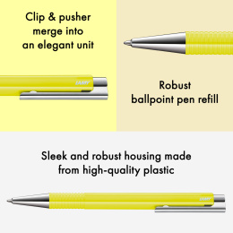 Logo M+ Neonyellow Ballpoint in the group Pens / Fine Writing / Ballpoint Pens at Pen Store (138241)