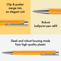 Logo M+ Neonorange Ballpoint in the group Pens / Fine Writing / Ballpoint Pens at Pen Store (138242)
