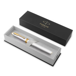 Meridian Chrome/Gold Fountain Pen  in the group Pens / Fine Writing / Fountain Pens at Pen Store (138303_r)
