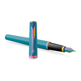 Meridian Teal/Rainbow Fountain Pen  in the group Pens / Fine Writing / Luxury pens at Pen Store (138327_r)
