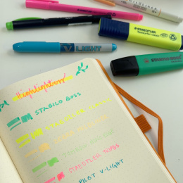 Sample kit Neon Highlighters in the group Pens / Office / Highlighters at Pen Store (sample04_set)